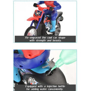 1/10 2.4GHz Electric Remote Control Spray Drift Racing Stunt Motorcycle with Lights