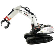 Huina 1594 1:14 RC Excavator 22CH 2.4GHz Alloy Metal Construction Vehicle with 4 Interchangeable Attachments