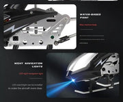 3.5 Channel Alloy Remote Control Helicopter with Light Display