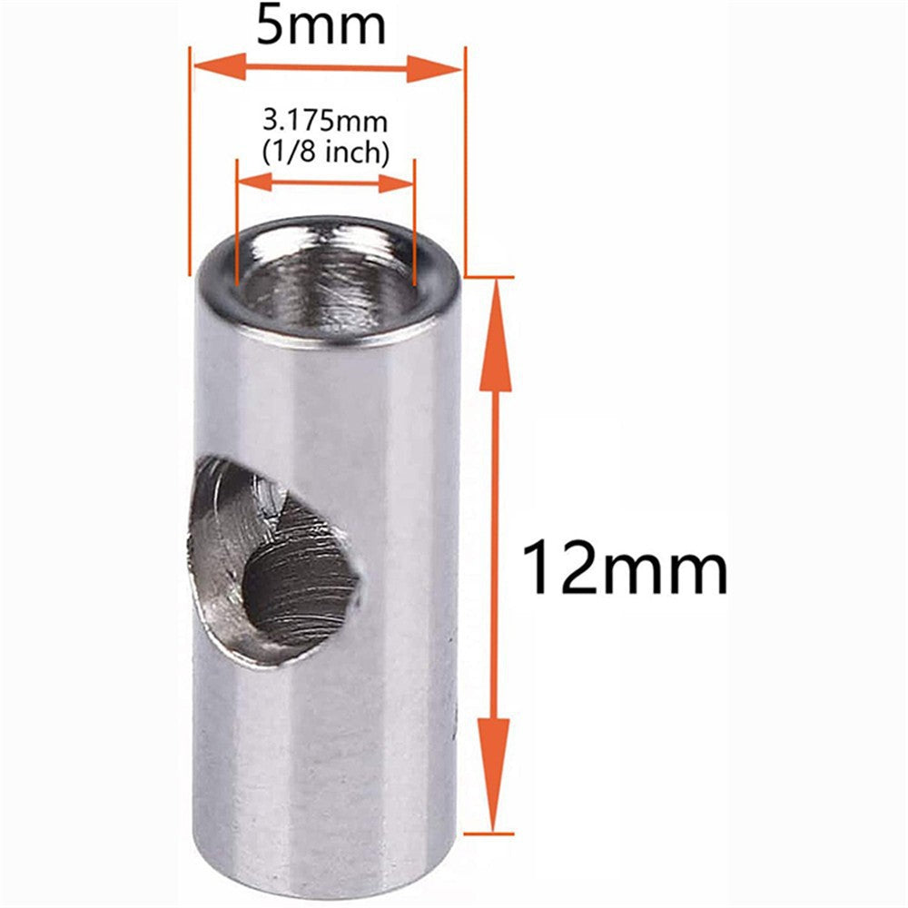 Motor shaft 3.17mm motor shaft to 5mm conversion sleeve 3. 175mm to 5mm adapter