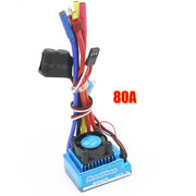 Flyhike 45/60/80/120A brushless WaterProof - Splash Proof ESC 1/8 1/10 1/12 RC vehicle ESC with Programming Card (Optional)